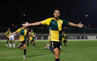 Boris celebra el 2-2 en el 92' | Cedida